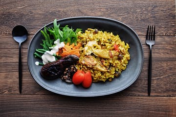 カレーピラフ　ランチプレート